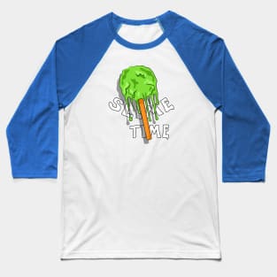 Slime Time Lollipop - A Gooey Halloween Treat Baseball T-Shirt